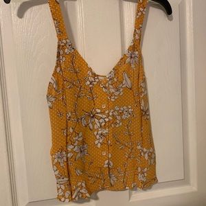 Button down tank top